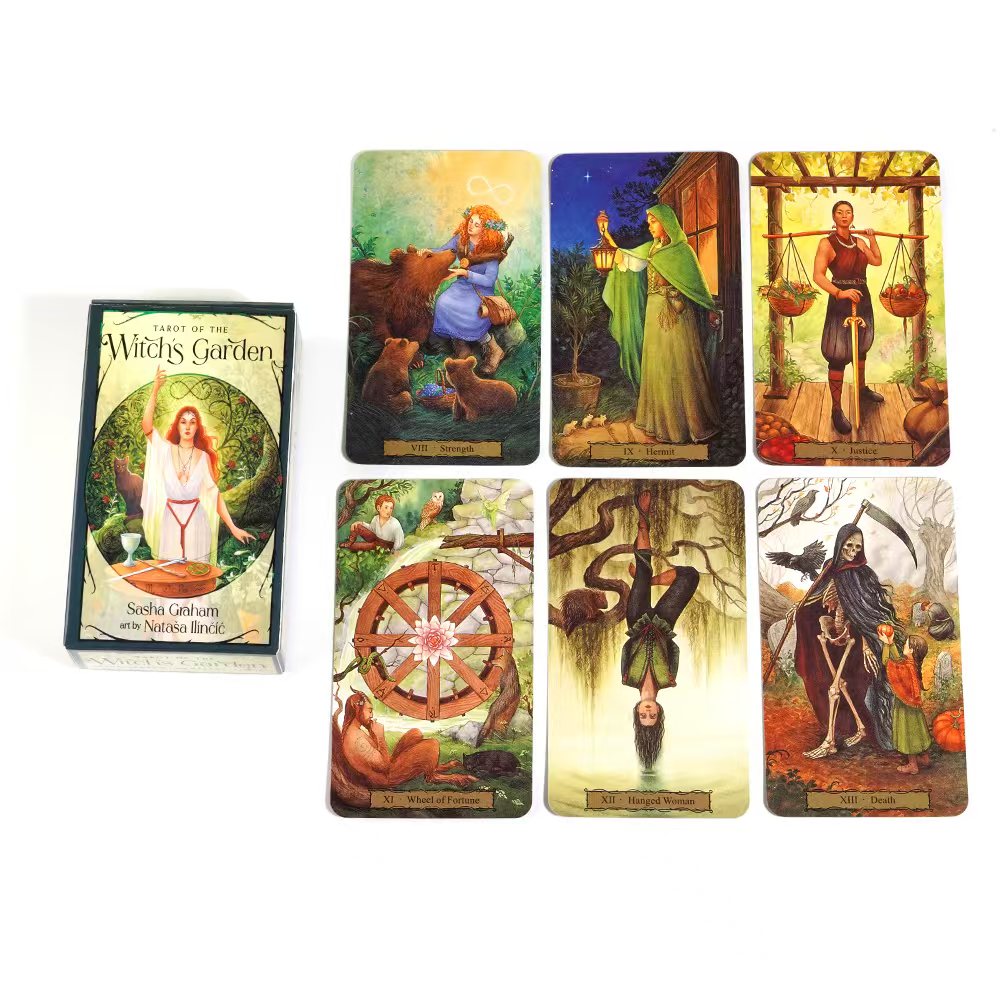 Board Game Quantum - Dek Tarot Taman Penyihir Kualitas Tinggi