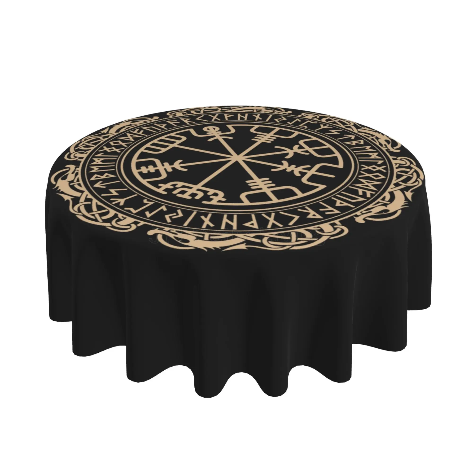 Board Game Vikings - Taplak Meja Bundar Simbol Celtic Nordic