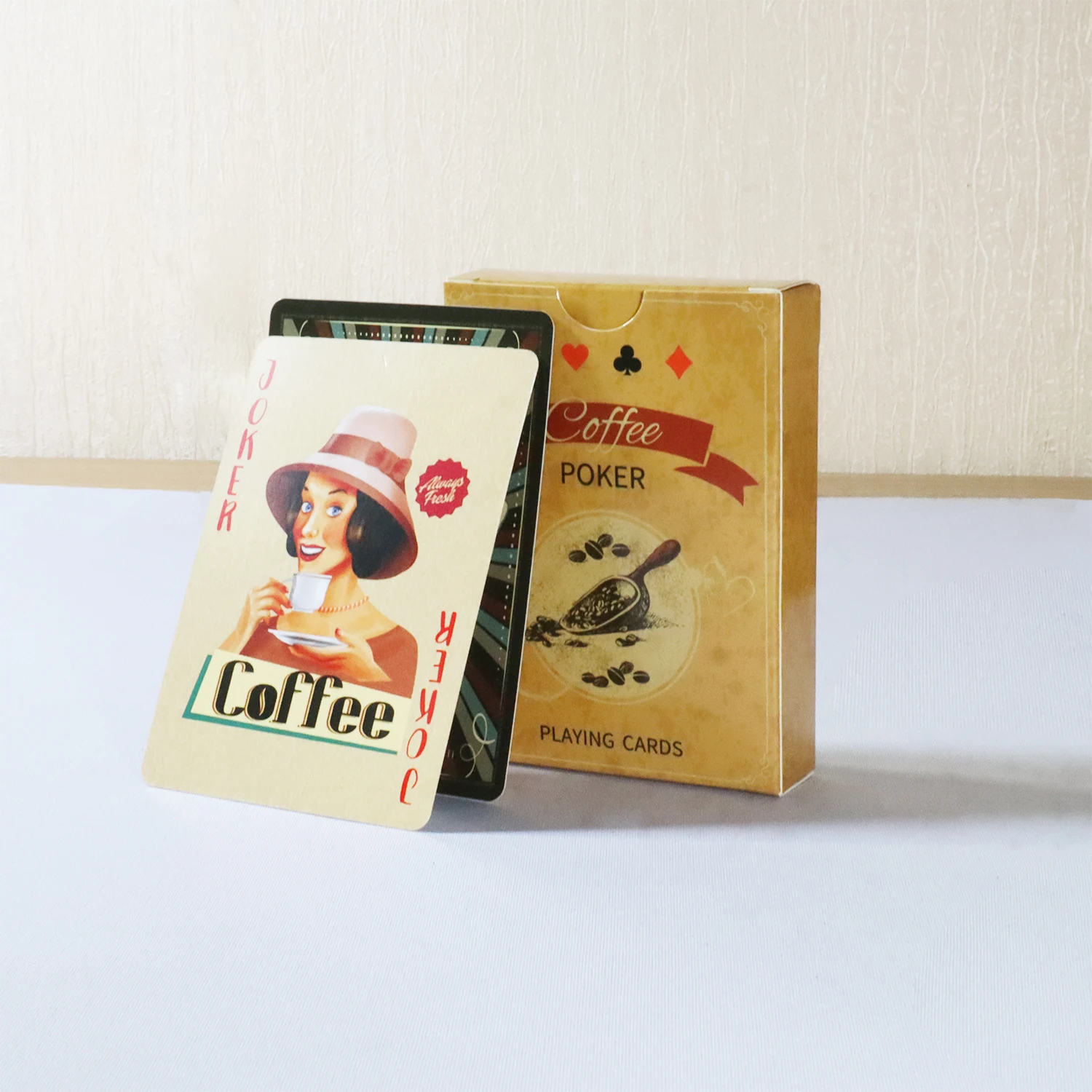 Board Game Quantum - Kartu permainan kertas kopi gaya Vintage