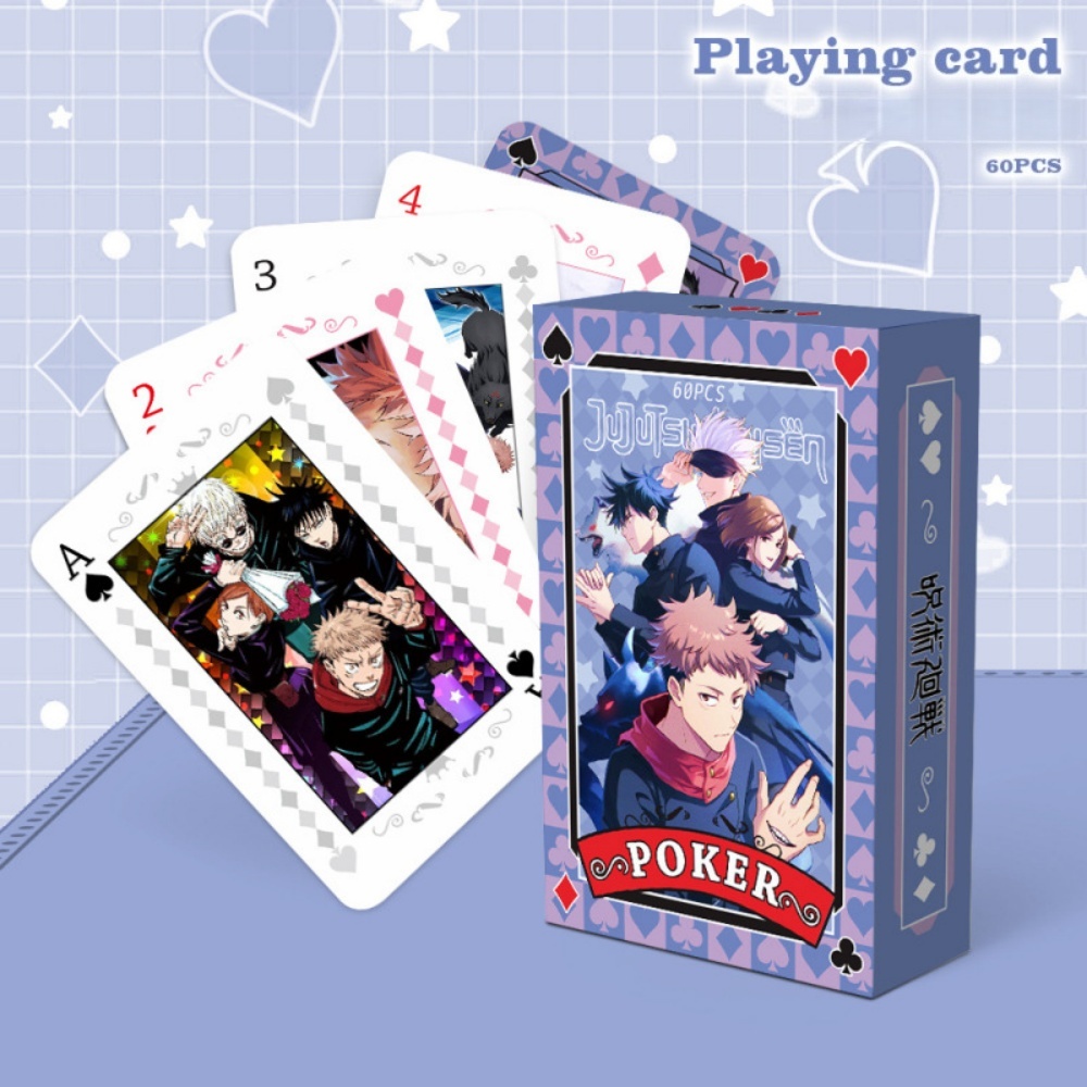 Board Game Jumanji - Mainan Poker Anime Jujitsu Kaisen Kartu