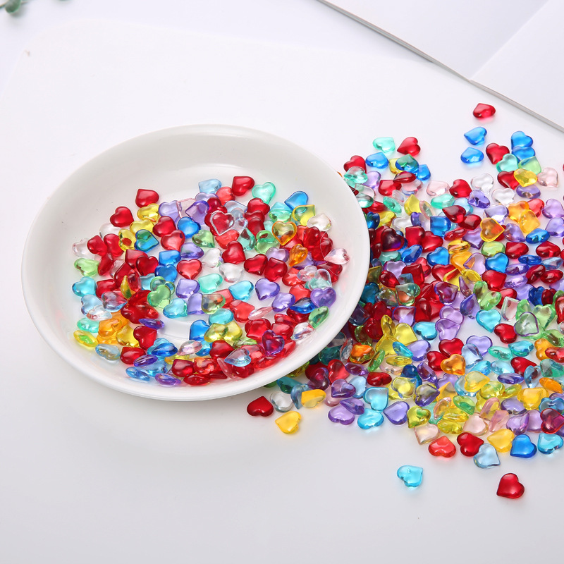 100 buah 10*4mm bentuk hati ak - Board Game Illustration ulasan dan harga