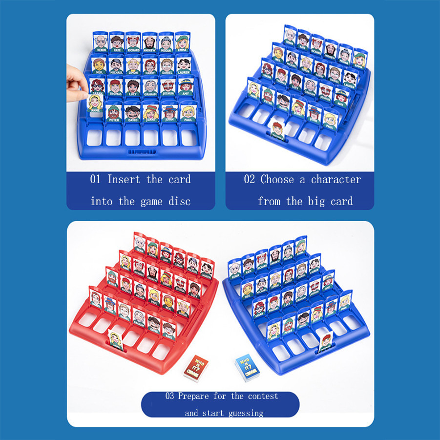Tebak Siapa Saya? Permainan Pa - Board Game Guess Who ulasan dan harga