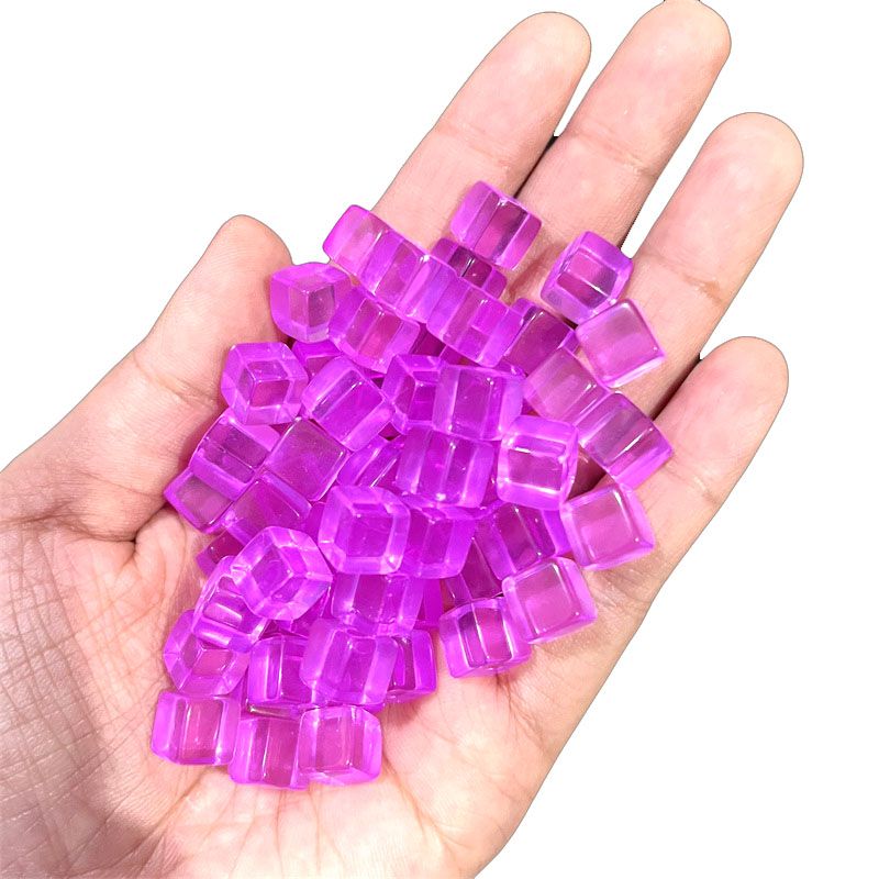 100 buah/set 8mm kubus bening  - Board Game Illustration ulasan dan harga