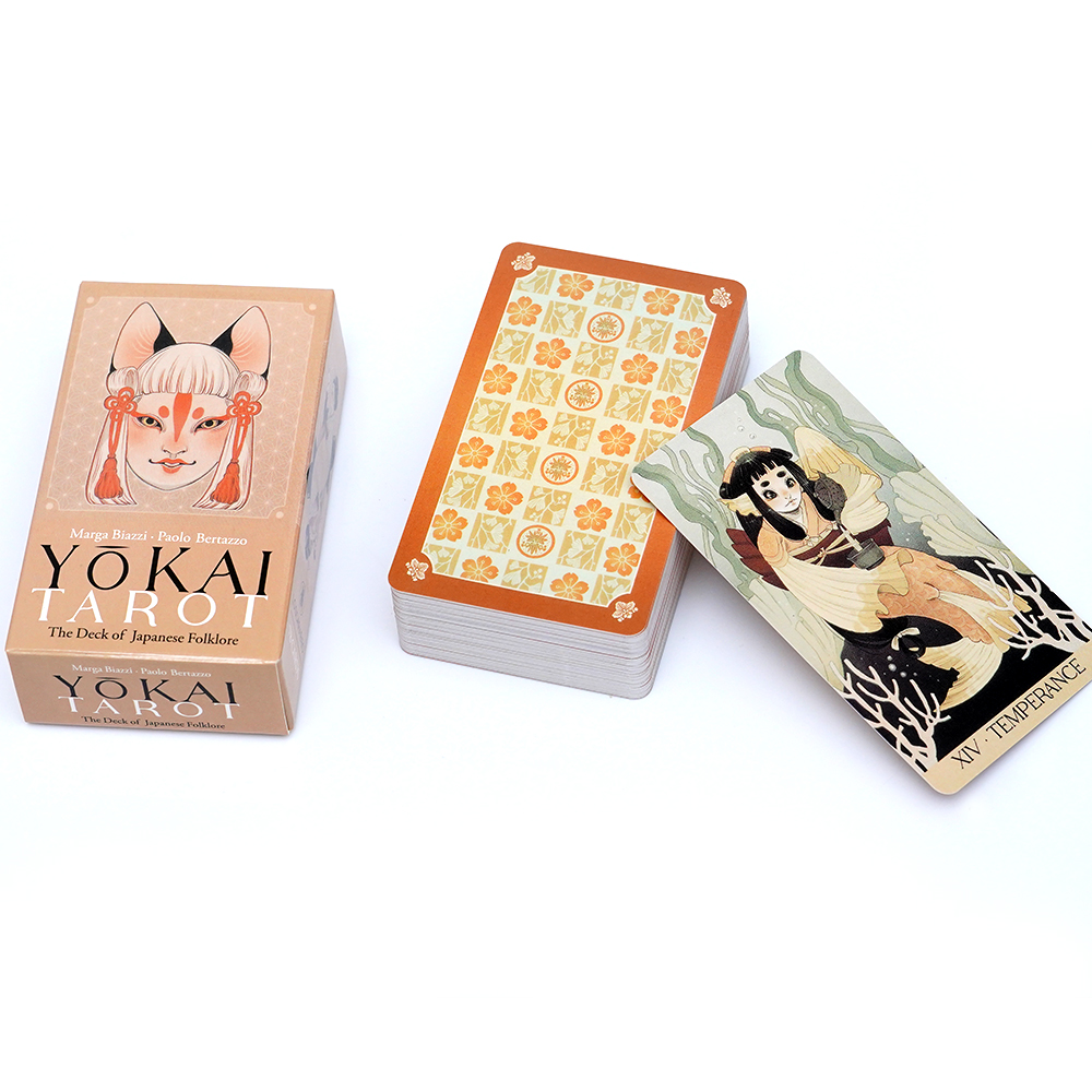Yokai Tarot Deck 78 Pcs Kartu  - Board Game Illustration ulasan dan harga