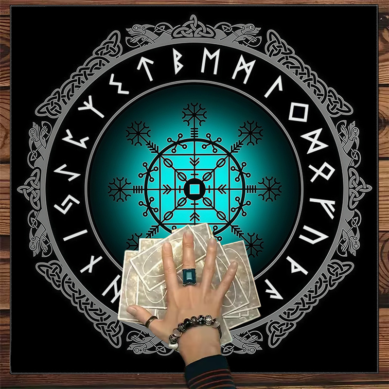 Taplak Meja Tarot Pola Kompas  - Board Game Vikings ulasan dan harga