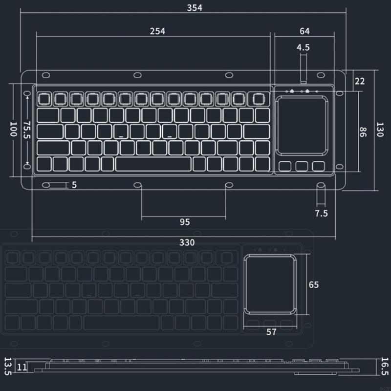 1 Buah Keyboard Papan Sentuh U - Board Game Journal ulasan dan harga