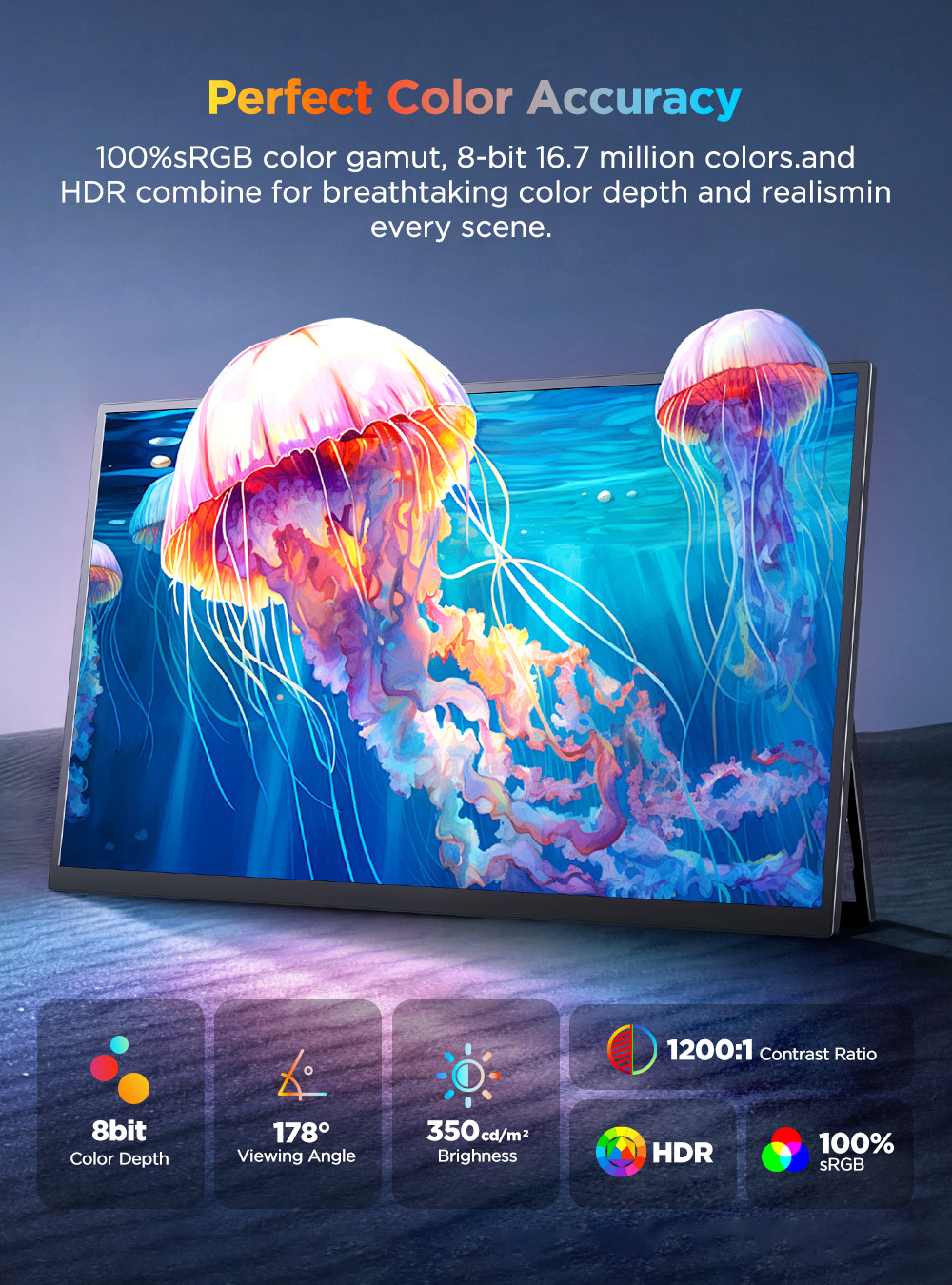UPERFECT 4K Monitor Portabel L - Board Game Journal ulasan dan harga