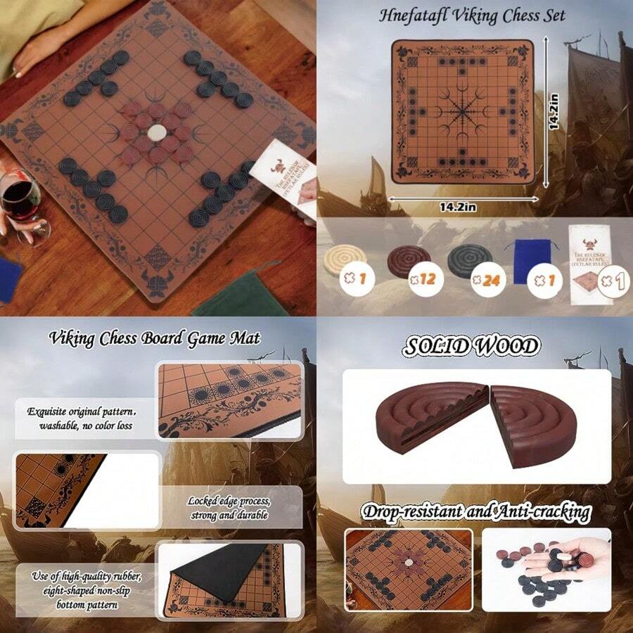 HNEFATAFL: Permainan Papan Cat - Board Game Vikings ulasan dan harga