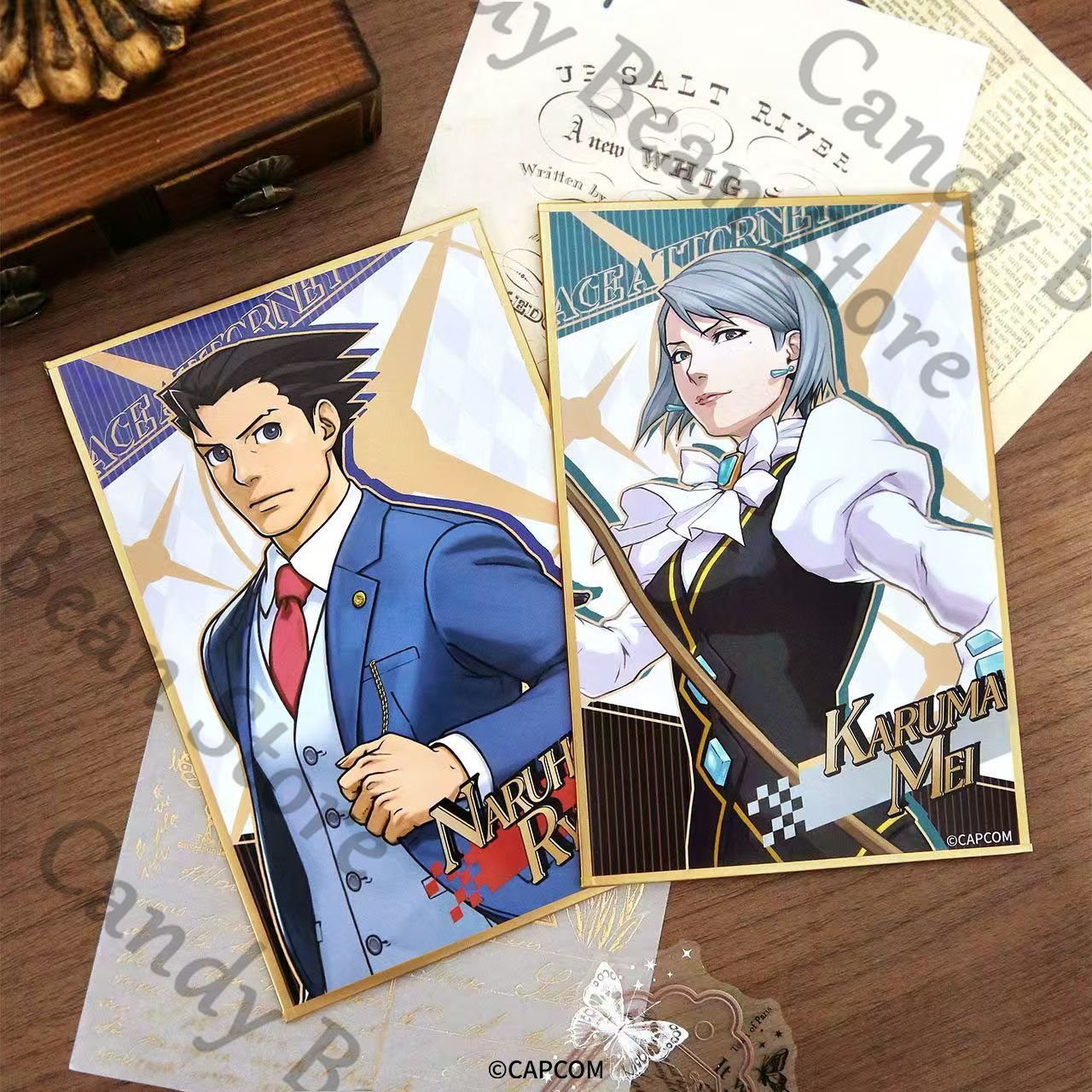 Kartun Anime Asli Ace Attorney - Board Game Illustration ulasan dan harga