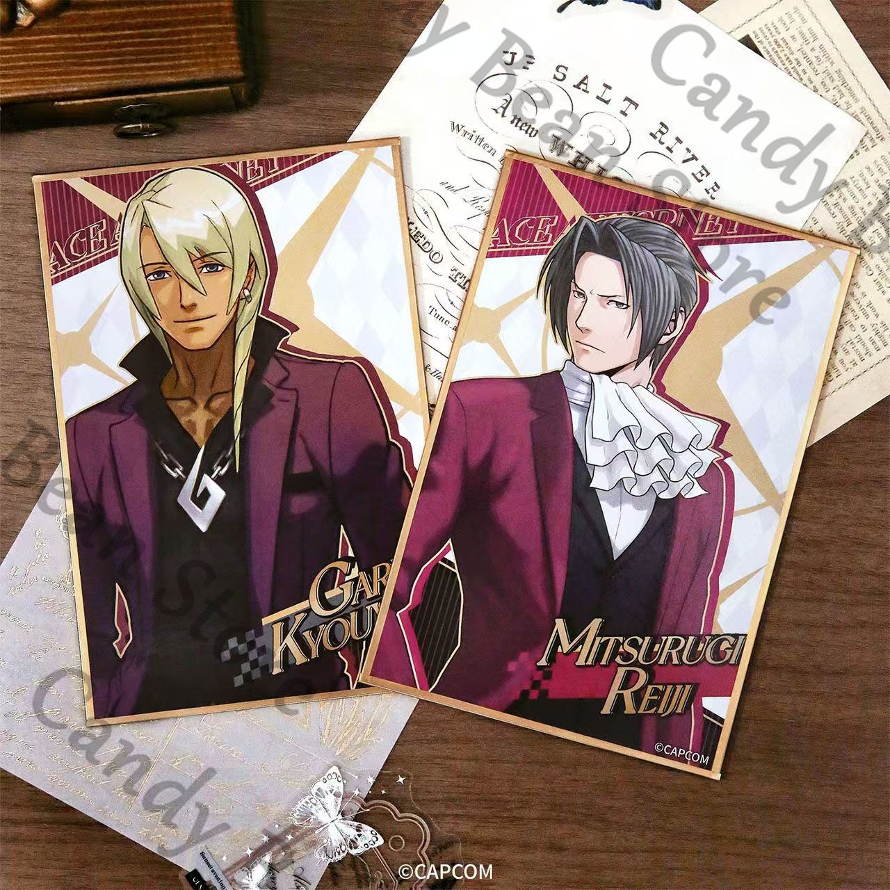 Kartun Anime Asli Ace Attorney - Board Game Illustration ulasan dan harga
