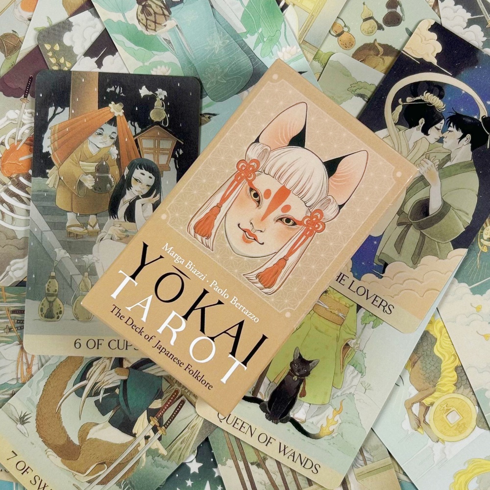 Dek Kartu Tarot Yokai 78 Buah  - Board Game Illustration ulasan dan harga