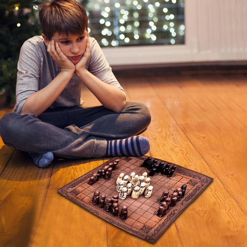 Papan catur untuk dewasa, papa - Board Game Vikings ulasan dan harga